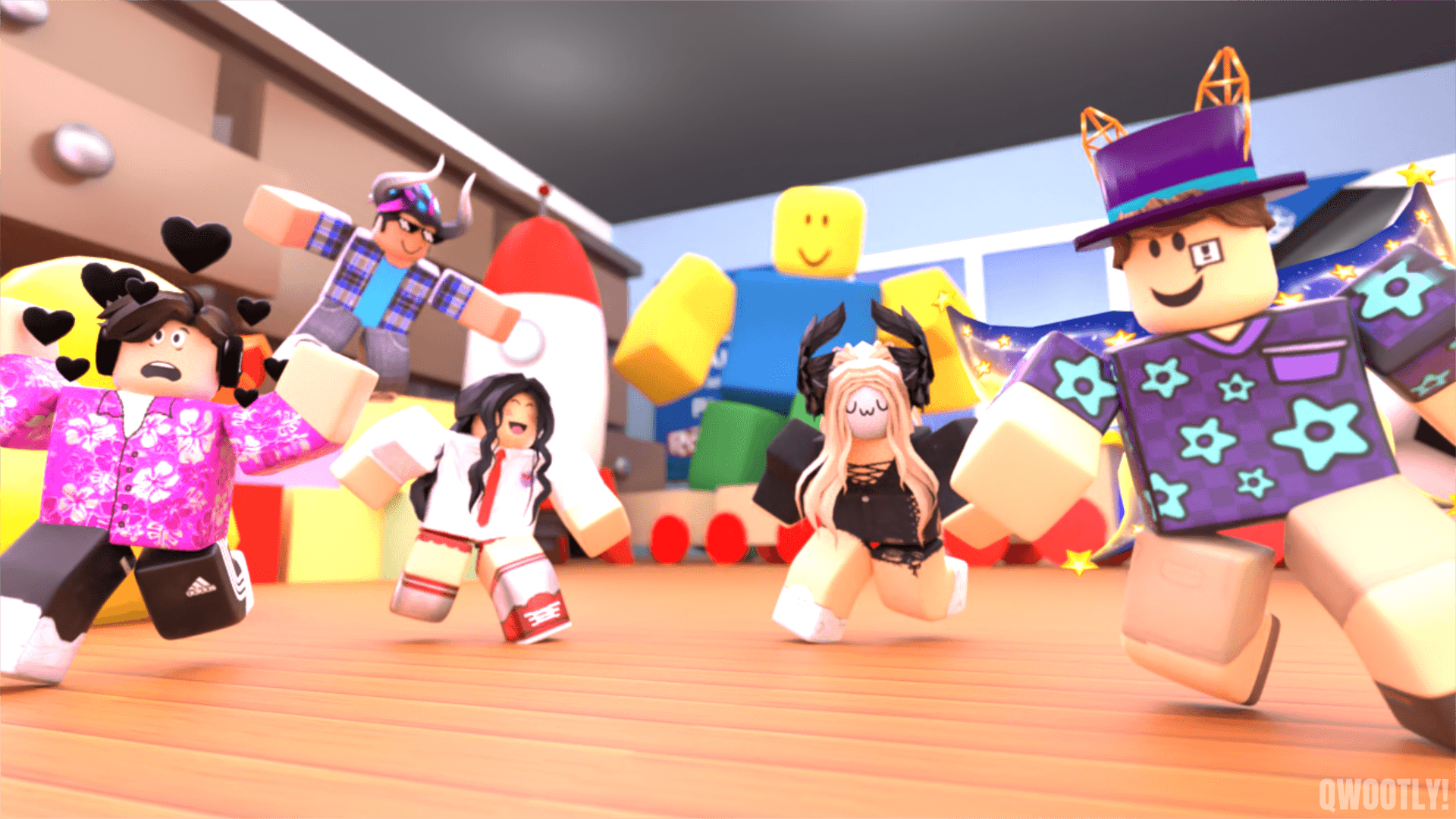 Соціальні взаємодії в Roblox